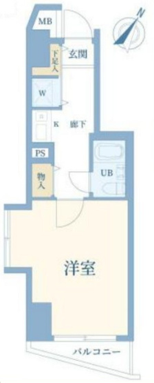 【間取り】 | メインステージ十条 | 南東向きのお部屋なので、陽当たり・通風良好です！