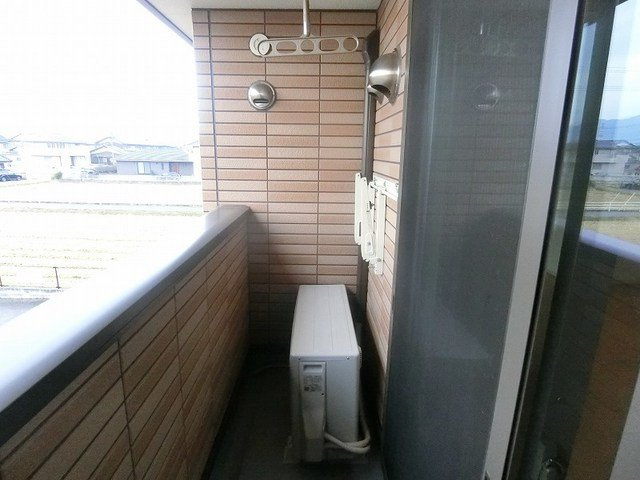 ピースクローバーⅡのバルコニー