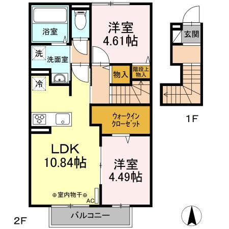 D styleの間取り|使い勝手の良い間取りです♪
