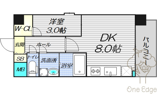 スプランディッドⅡの間取り
