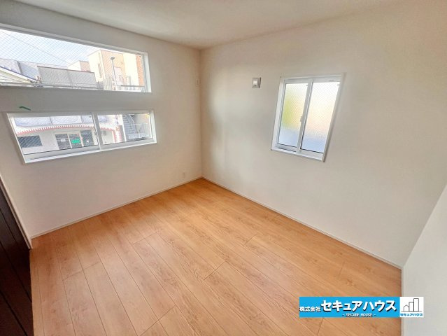 【完成】名古屋市南区砂口町　全7棟の洋室|【洋室】
◆お子様のお部屋や主寝室、来客時の宿泊室、趣味のお部屋としてもご利用いただけます♪