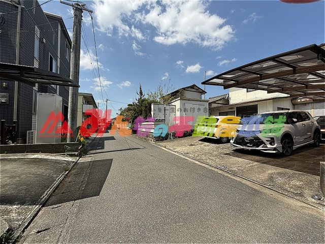 善導寺飯田売り土地の前面道路含む現地写真