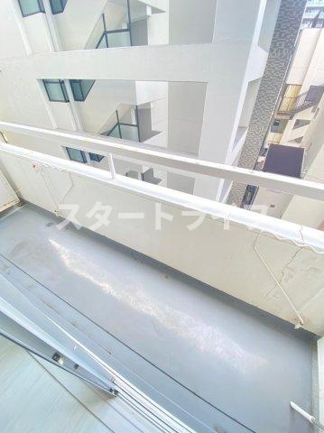 大阪市東淀川区東中島１丁目の賃貸マンションのバルコニー