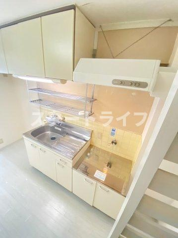 大阪市東淀川区東中島１丁目の賃貸マンションのキッチン