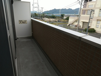 【バルコニー】 | ウィルコート小郡給領町  D棟