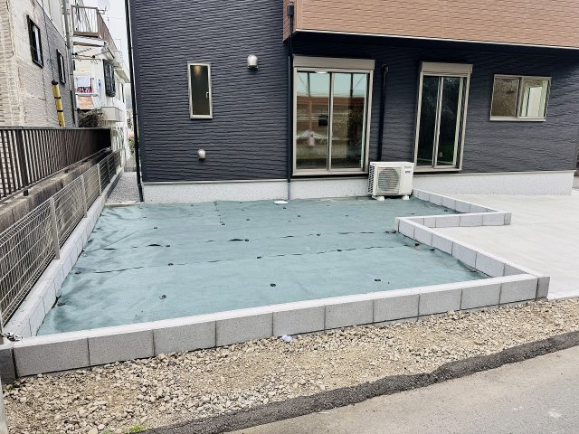 八王子市　川口町　新築一戸建て　１１期の庭|～ガーデニングなども楽しめる広い庭付き～