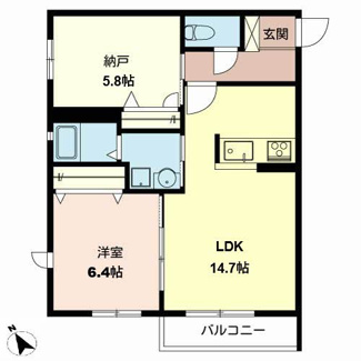 【間取り】 | メゾンエイト
