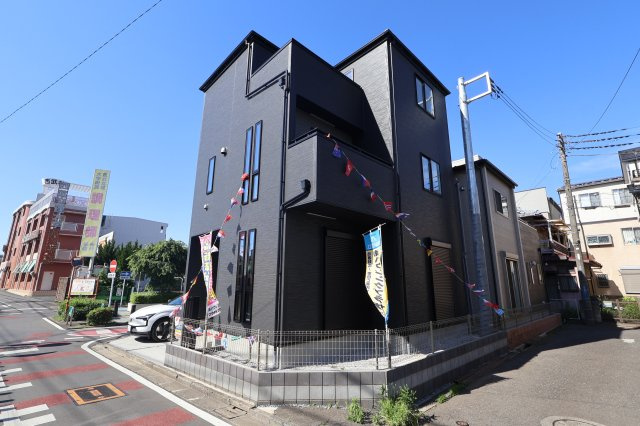 《仲介手数料無料》ふじみ野市駒西１丁目2-1新築一戸建てグラファーレの外観|撮影日 2026年5月9日 15:00 快晴