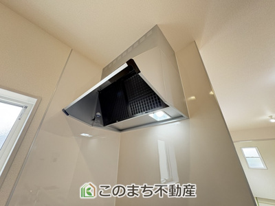  |  LiveleGarden.S　第5栃木岩舟町静和　1号棟 | シンプルながらお料理の匂いをスッキリ吸引するレンジフード☆