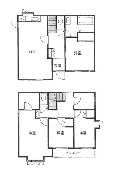 小山市中久喜5丁目の間取り