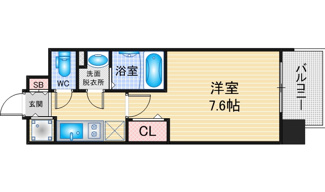 【間取り】 | プレサンス名古屋STATIONディーヴァ | 略図の為、現状優先