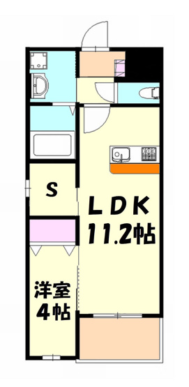 【間取り】 | CUBE SUCRE内橋　★プライスホームなら仲介手数料が無料です★