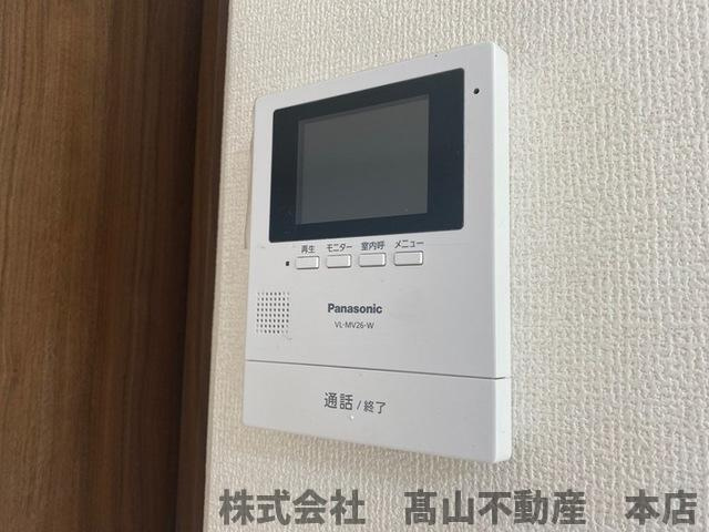 宗像市日の里３丁目のアパートのセキュリティ