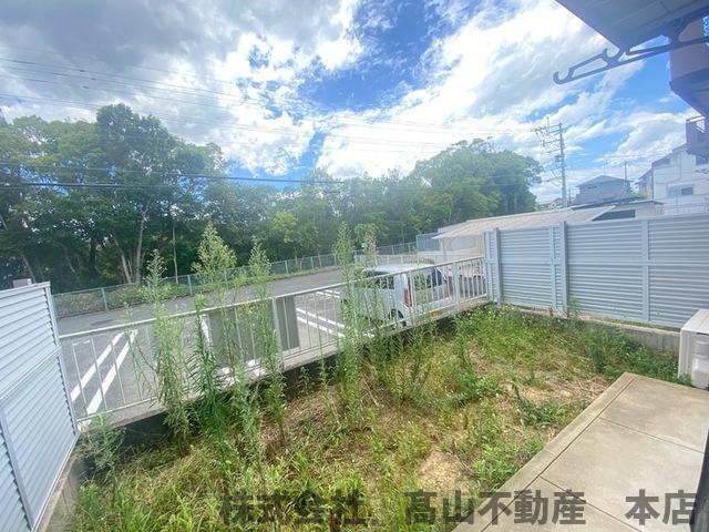 宗像市日の里３丁目のアパートの展望