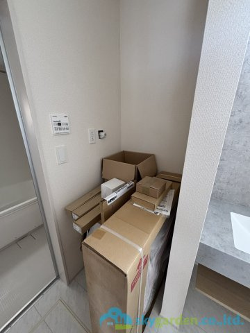 大磯町西小磯　新築戸建　全4棟3号棟のランドリースペース