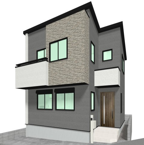 【完成予想図】 | 新座市石神4丁目　新築一戸建住宅　全1棟　(保谷店) | 教育・商業施設が近く、穏やかな環境の3LDK住宅です！※図面を基に作成したイメージ画像です。現況と異なる場合は現況を優先いたします。