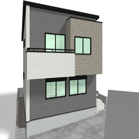 【完成予想図】 | 新座市石神4丁目　新築一戸建住宅　全1棟　(保谷店) | 西武池袋線「東久留米」駅バス9分『石神』停歩4分！※図面を基に作成したイメージ画像です。現況と異なる場合は現況を優先いたします。
