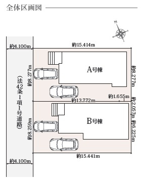 八千代市八千代台北１４丁目１５８９番の区画図