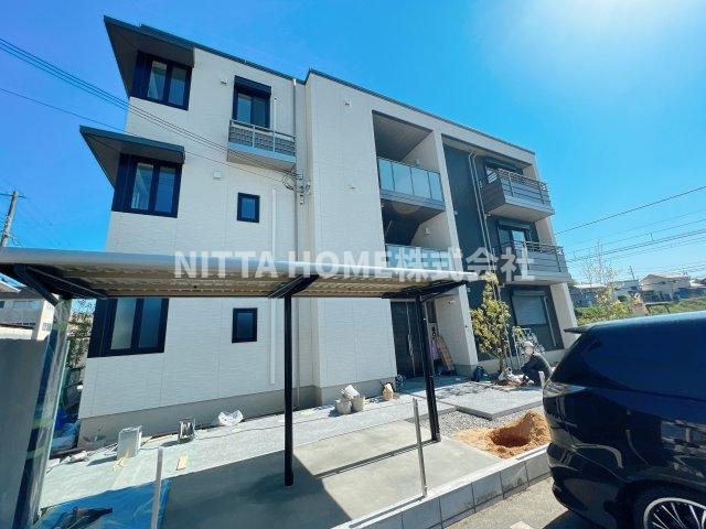 福知山市問屋町厚中問屋町の賃貸マンションの外観|2023年完成の築浅物件◆
