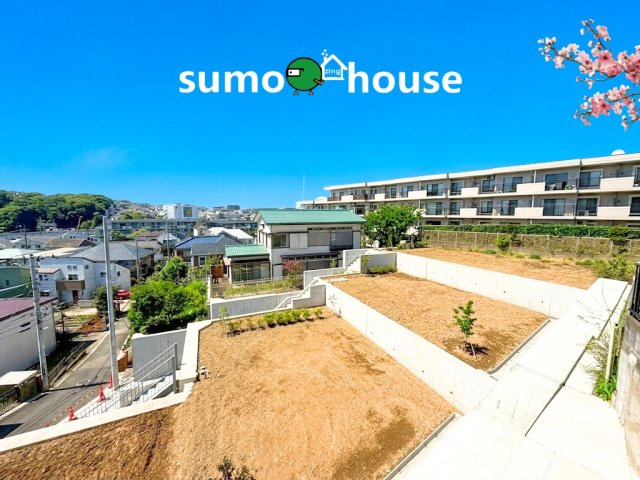 横浜市港北区売地　1区画の前面道路含む現地写真|前面道路含む現地写真です