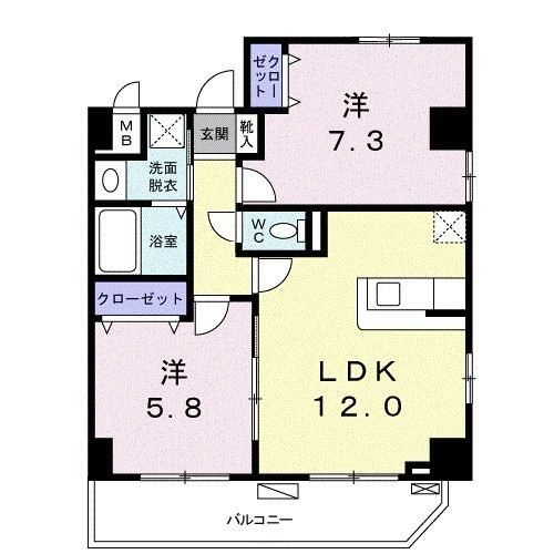 ＣＡＳＡ　ＣＡＲＯの間取り