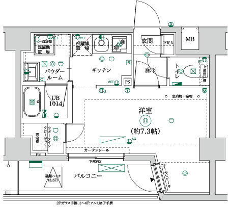 【間取り】 | MAXIV武蔵新城TRE
