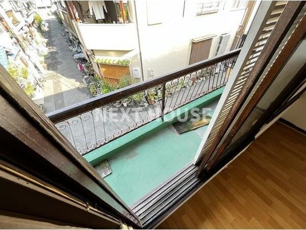 平野区喜連2丁目一戸建てのバルコニー