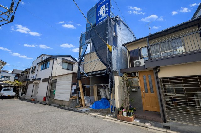 西ノ京南円町の前面道路含む現地写真