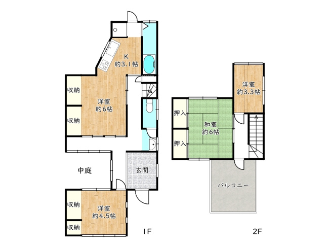 【間取り】 | 姫路市神子岡前３丁目／中古戸建