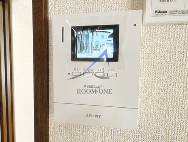 エバーグリーンハウスのセキュリティ|モニター付きインターホンです。