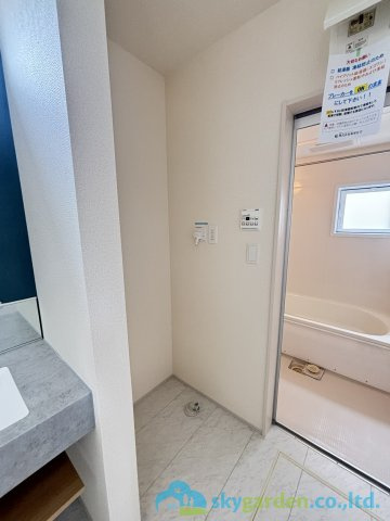 大磯町西小磯　新築戸建　全4棟2号棟のランドリースペース