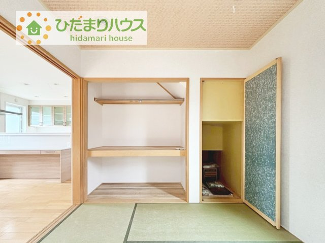 【収納】 | 筑西市玉戸　中古戸建 | 和室の収納は横開きクローゼット！
しまった物の出し入れも楽々です(^^)