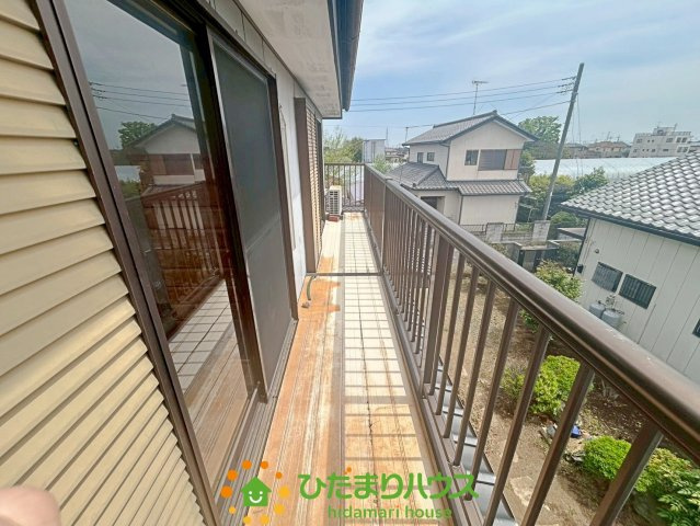 幸手市千塚　中古一戸建てのバルコニー