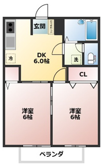 【間取り】 | コーポラス曙