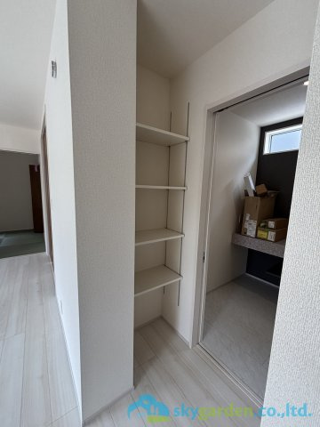 大磯町西小磯　新築戸建　全4棟1号棟の収納