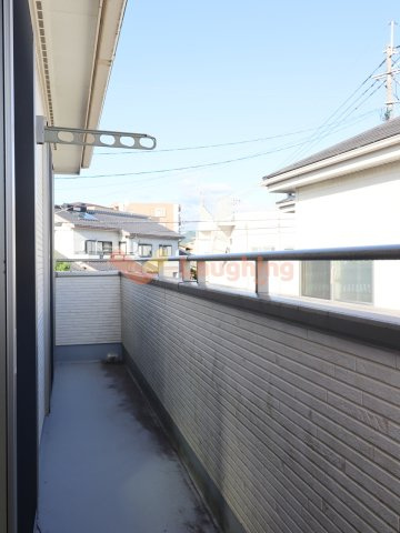 西町南畑貸家のバルコニー|落ち着いた時間を過ごせるバルコニーです