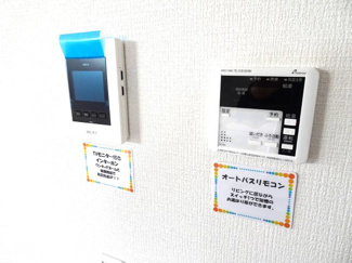 【防犯設備】 | 新築　町屋　京王相模原線　JR横浜線　JR相模線　橋本駅 | お子様のお留守番にも安心なTV付インターホン、来訪者をすぐ確認できます。録画機能付き不在時の来訪者確認できます。
