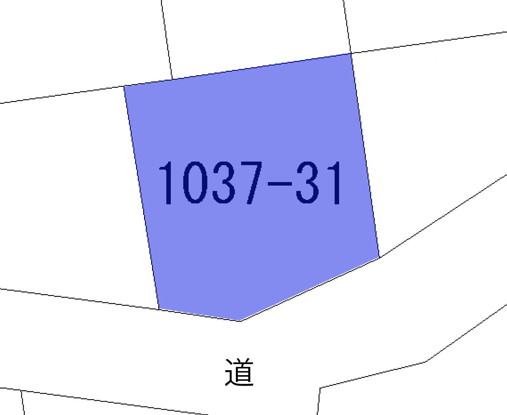 富士ケ嶺高原緑の村①の土地図
