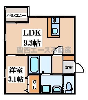 【間取り】 | Grace下六万寺町