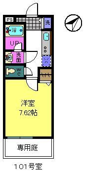 【間取り】 | ヴァンヴェール熊取
