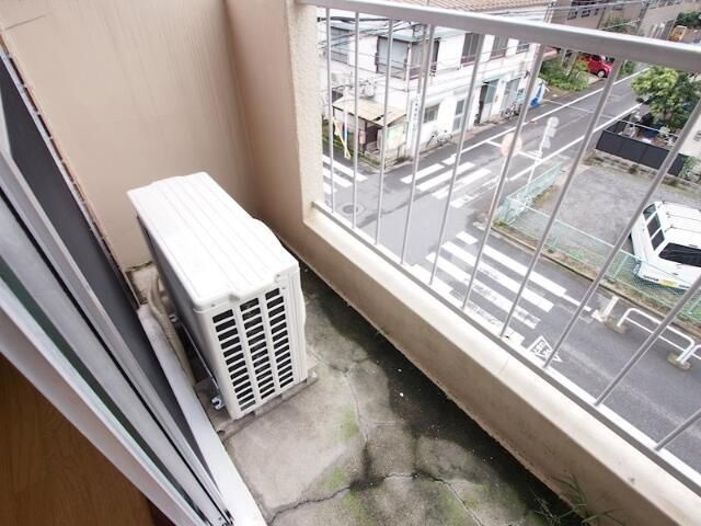 ナガタマンションのバルコニー