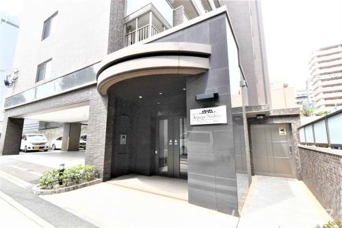 福岡市早良区西新５丁目の賃貸マンションのエントランス|エントランス写真