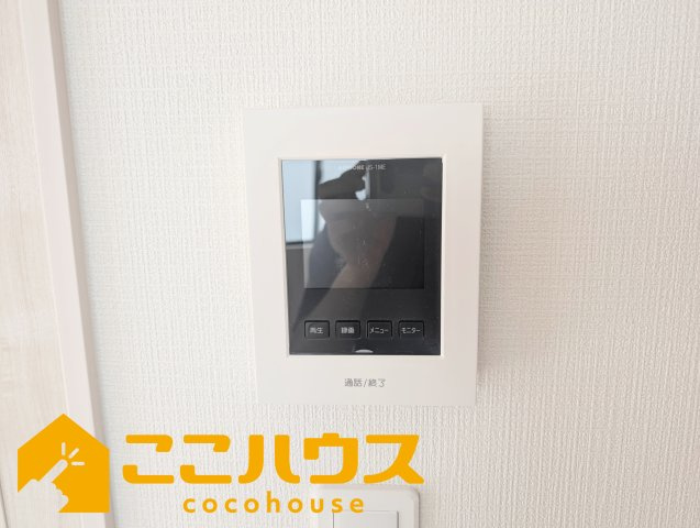 うるま市江洲2108番　新築戸建て　全10棟　H号棟のセキュリティ|録画機能付きTVインターホン
