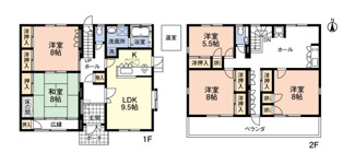 【間取り】 | 生実町　中古戸建　京成千原線「学園前」駅