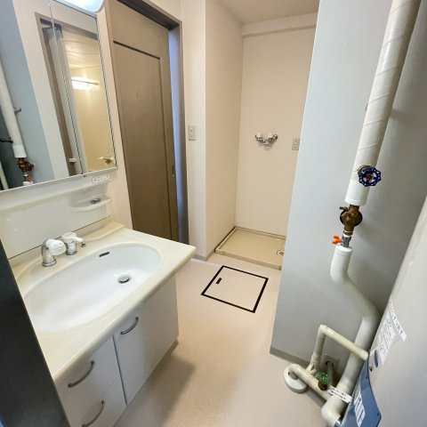 ハイライフ室蘭の洗面所