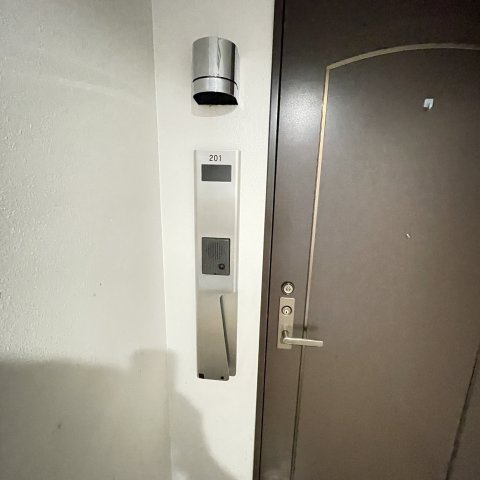 ハイライフ室蘭の玄関