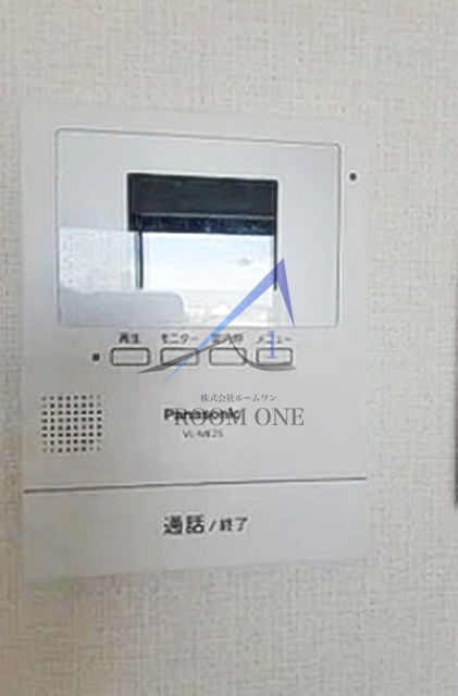 モダンアパートメント日吉ヴィラのセキュリティ|モニター付きインターホンです。