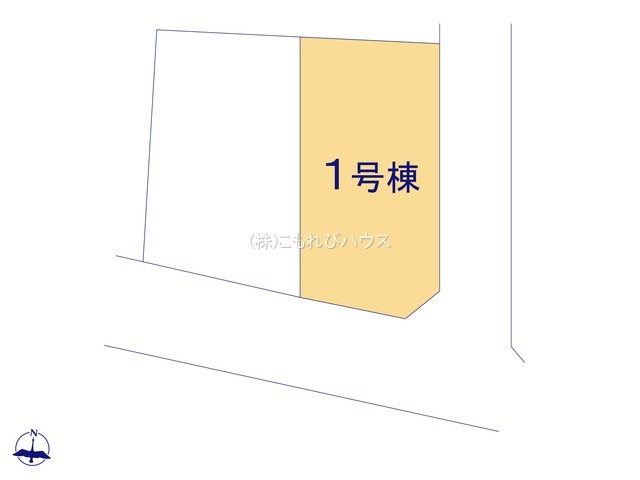 桶川市坂田　新築一戸建て　01の区画図|1号棟