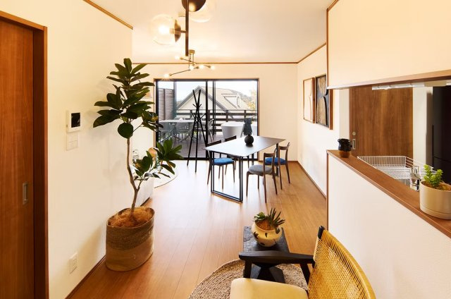 中古戸建の居間・リビング