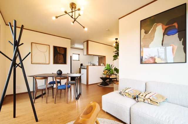 中古戸建の居間・リビング